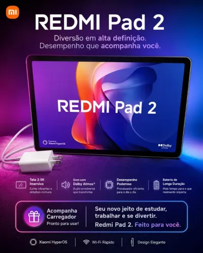 TABLET REDMI PAD 2, 256 GB 8 DE RAM