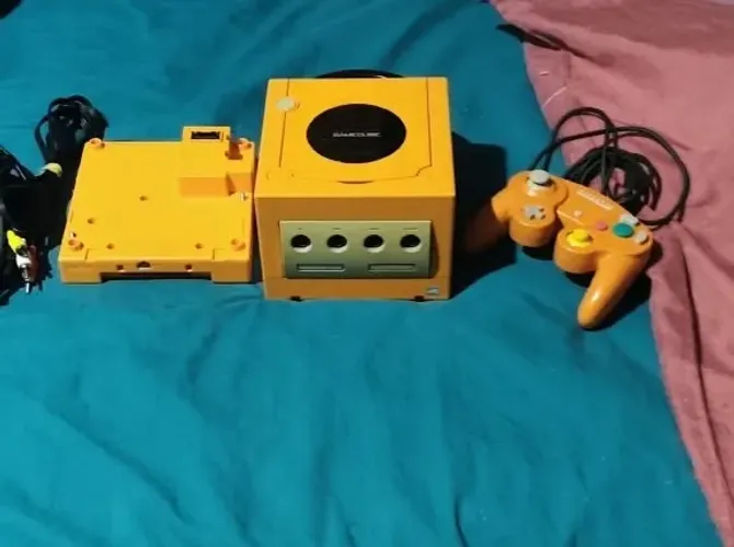 Game Cube Laranja + Game boy player Desbloqueado picoboot