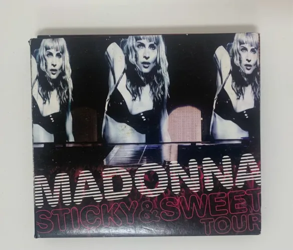 CD+DVD Madonna Sticky & Sweet Tour - excelente estado
