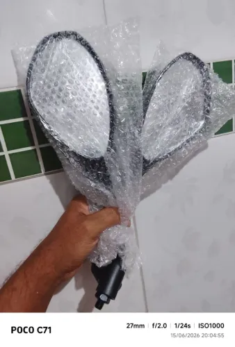 Mini retrovisor para moto novo na caixa 