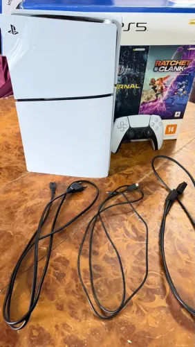 PlayStation 5 Slim 1TB (Mídia Física) + 2 Jogos + Caixa Completa
