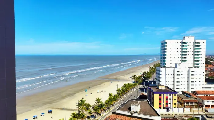 APARTAMENTO PARA VENDA 02 QUARTOS 68M² VISTA MAR COM LAZER NO JARDIM PRAIA GRANDE MONGAGU