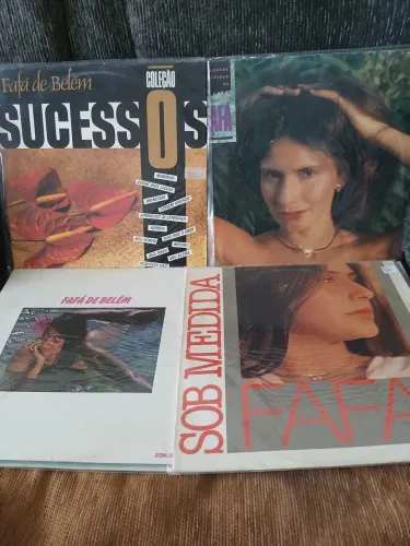 4 LPs Fafa de Belém