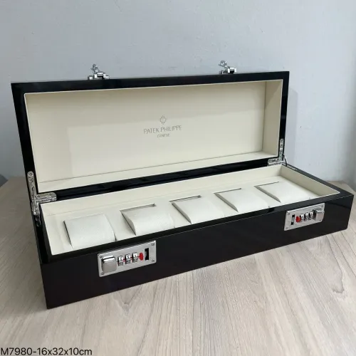 Caixa relógio com trava Patek Rolex Omega 