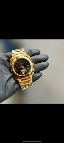 Relógio Bvlgari quadrado funcional
