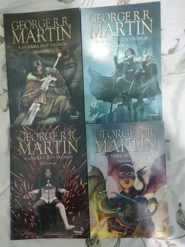 Coleção guerra dos tronos 1-4 completa