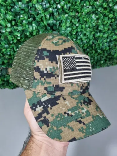 Boné Camuflado Importado Masculino Gorro Chapéu Tela Ajustável Esportivo - Pronta Entrega