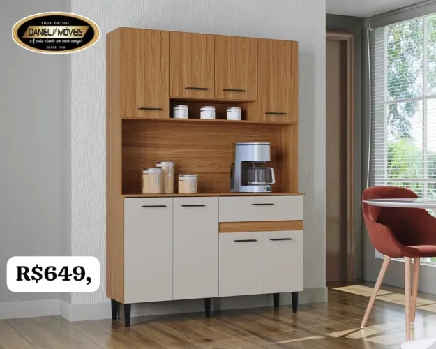 Armário de Cozinha 8 portas