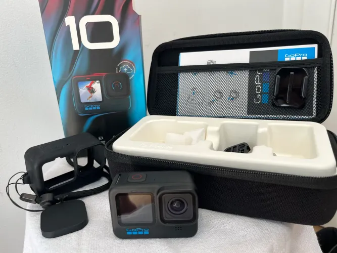Gopro hero 10 original com acessórios 