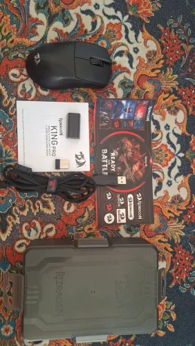 Mouse Gamer Redragon k1ng pro impecável 