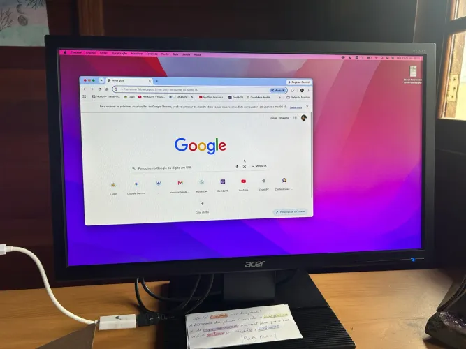 Vendo monitor Acer, 22 polegadas, resolucao 1920x1080