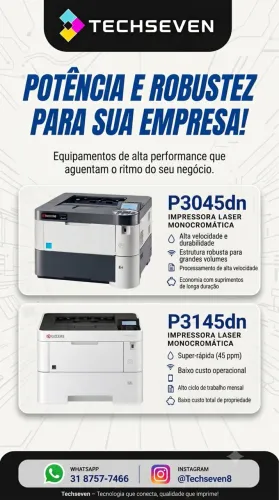 Impresssora Kyocera Ecosys P3045dn Laser monocromática