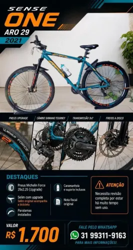 Sense One aro 29" 2021