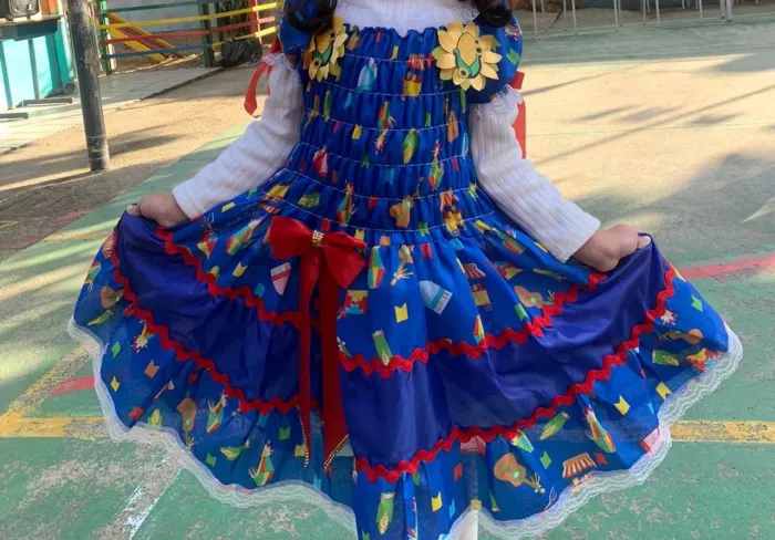 Vestido junino 5-6