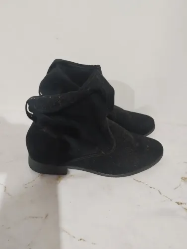 Bota de camurça barata número 34