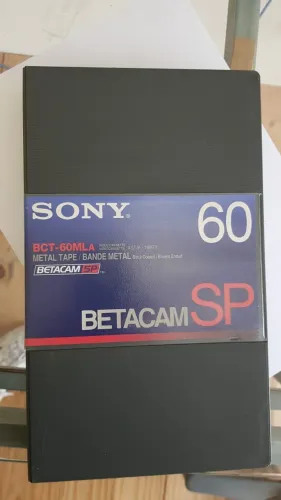 Fita Sony Betacam SP 60 Minutos BCT-60MLA Lacrada - Nova Profissional