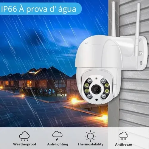 Câmera de Segurança Externa App Wi-fi