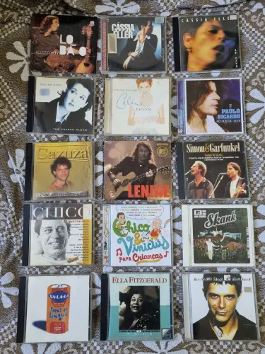 Lote 15 CDS diversos pop, Rock e mpb
