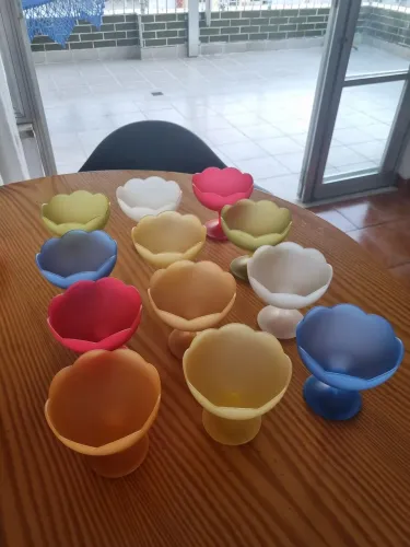 Taças de sobremesa plástico 