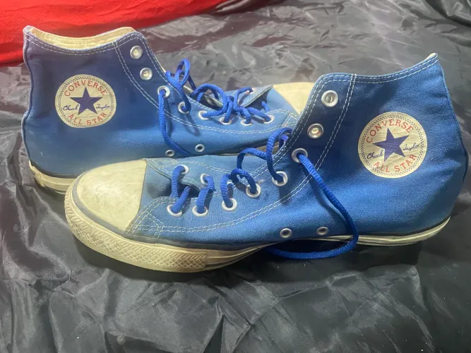 Tênis all star azul ótimo estado