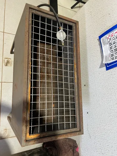 Estufa a gás para confecção de calçados