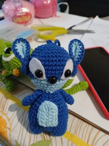Chaveiro em crochê