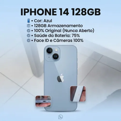 Vendo Iphone 14 128gb nunca aberto.