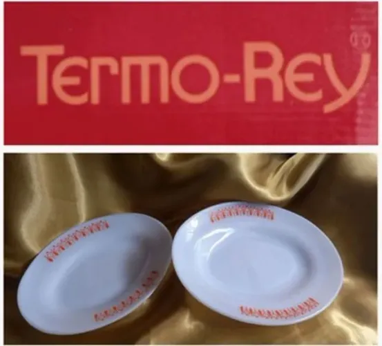 2 travessas termo rey gravatinha (q)