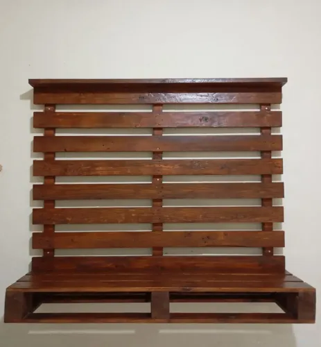 Painel Rústico/Pallet de parede para TV