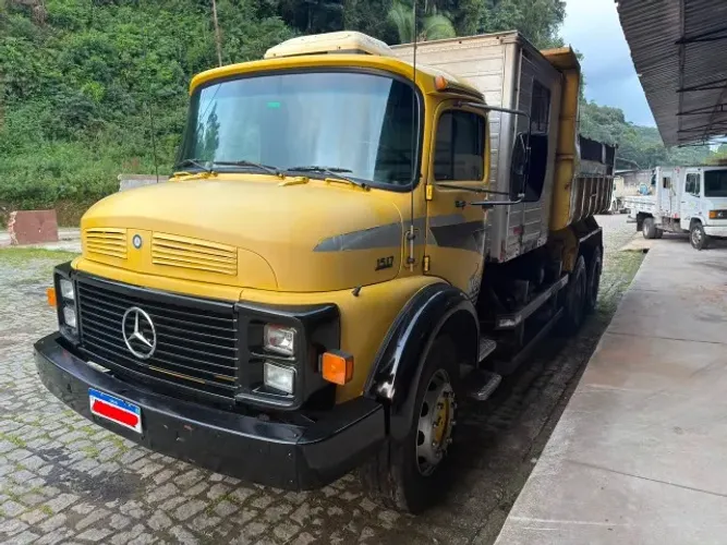 MB 1517 1986 - CAMINHÃO TRUCK CAÇAMBA COM CABINE SUPLEMENTAR