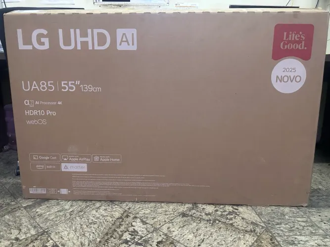 SMART TV LG 55? 4K ***SEMI NOVA NA CAIXA***