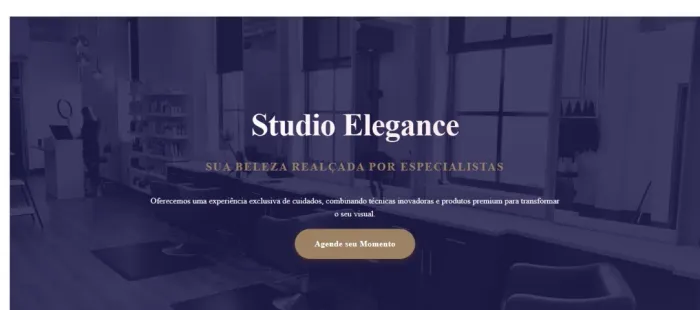 Vendo Site Pronto Para Salão de beleza