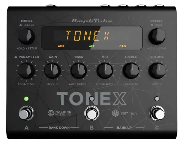 Pedaleira para guitarra Tone X