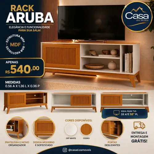 Rack Aruba 1.36m
