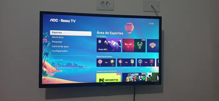 Vendo Tv Smart Roku 32 polegadas!