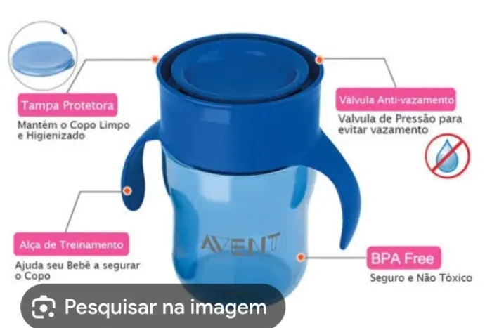 Copo avent philips 360 200 ml