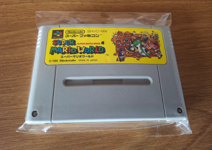 Super Mario World original salvando