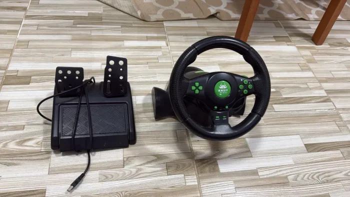 Volante e pedais para Xbox 360, pc, ps2 e ps3