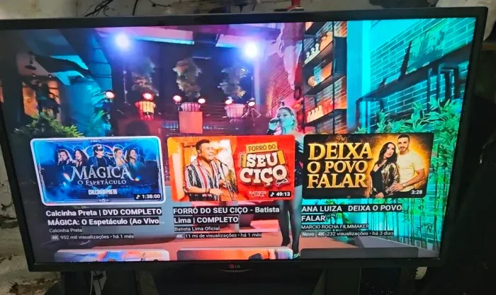 TV LG Smart 43 polegadas atenção só ta funcionando YouTube