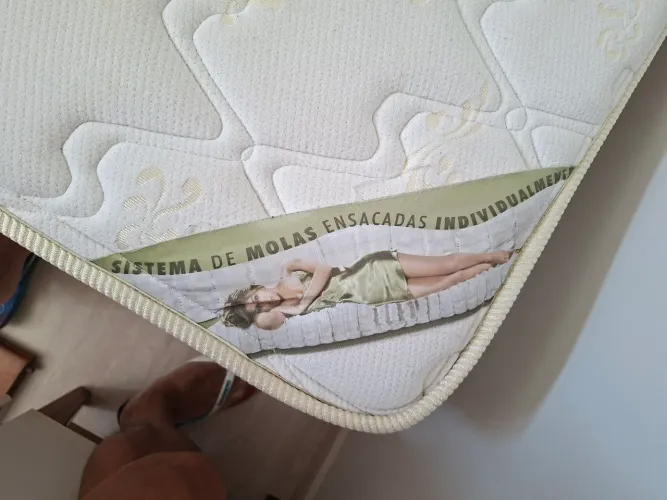 Cama box solteiro nova