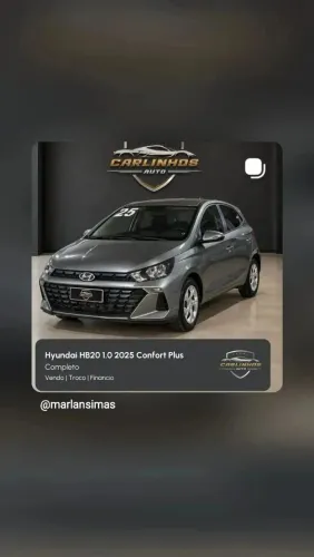 Hyundai HB20 Comfort Plus 1.0 Flex 12V Mec. 2025