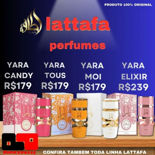 Perfume Lattafa Yara! linha completa. Confira.