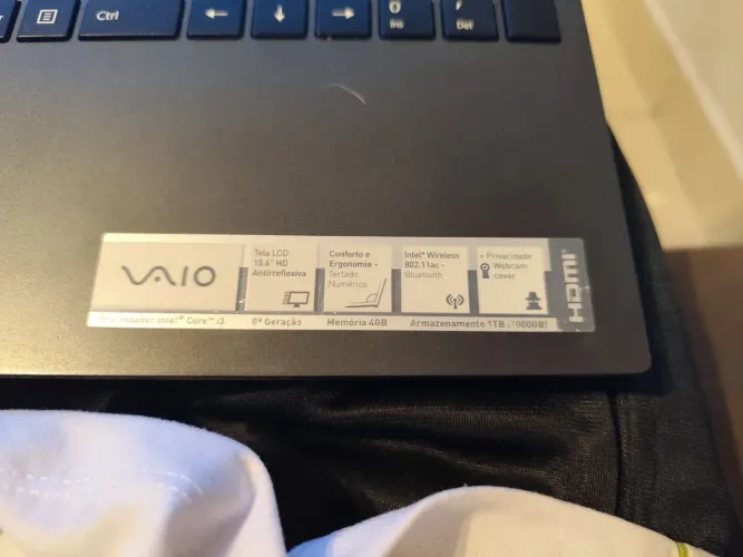 Notebook VAIO core i3