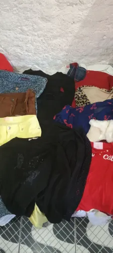 Promoção! Lote de roupa - 12 PEÇAS , queima de estoque