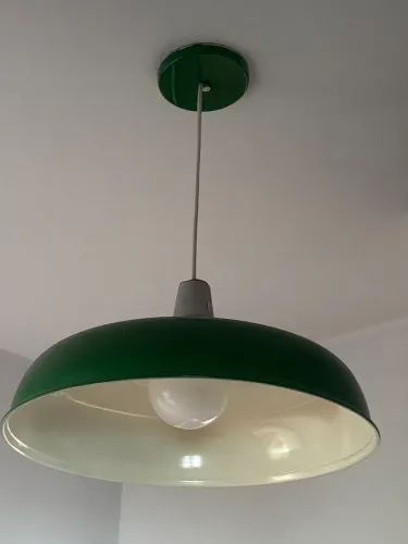 Pendente Verde - diâmetro 40cm