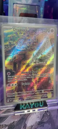 Carta Pokémon Drowzee ilustração rara