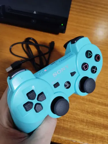 Controle PS3 Azul Glacial