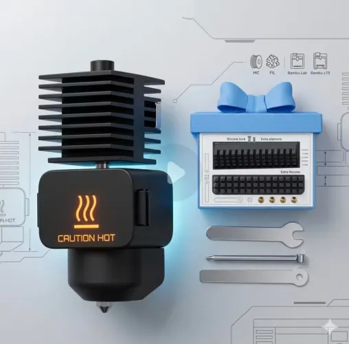 Hotend Bico Para Bambu Lab A1/a1 Para Mini Impressora 3d + Brinde