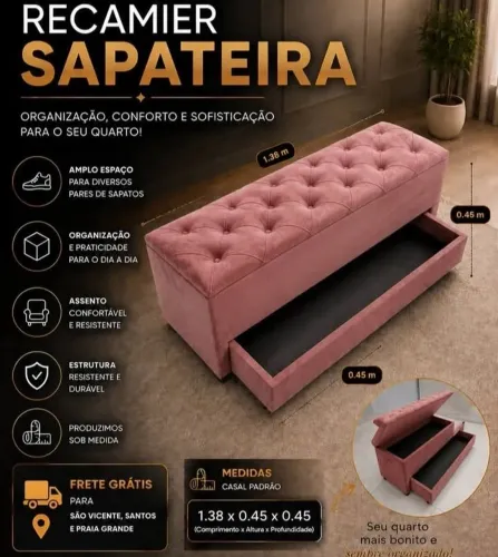 Baú sapateira