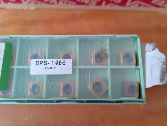Pastilha inserto de metal duro 